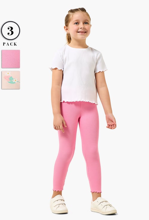 Juniors Assorted Leggings - Pack of 2