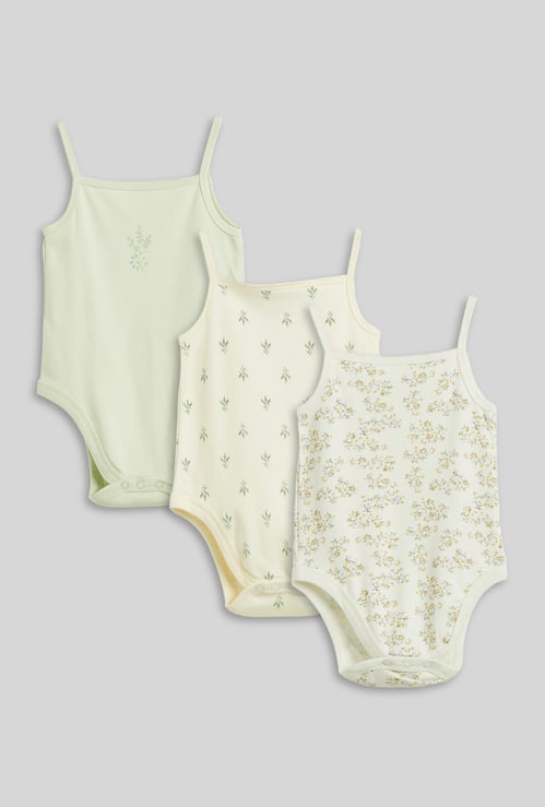 Juniors Strappy Bodysuit - Pack of 3