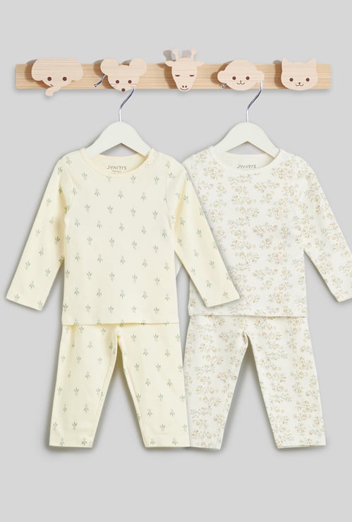 Juniors Printed T-shirt and Pyjamas - Set of 2