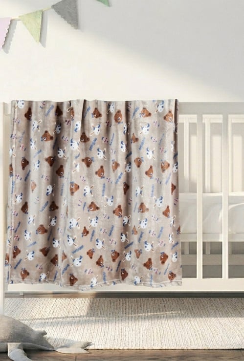 Juniors Printed Baby Blanket - 80x100cm