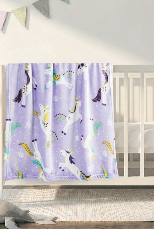 Juniors Printed Baby Blanket - 80x100cm
