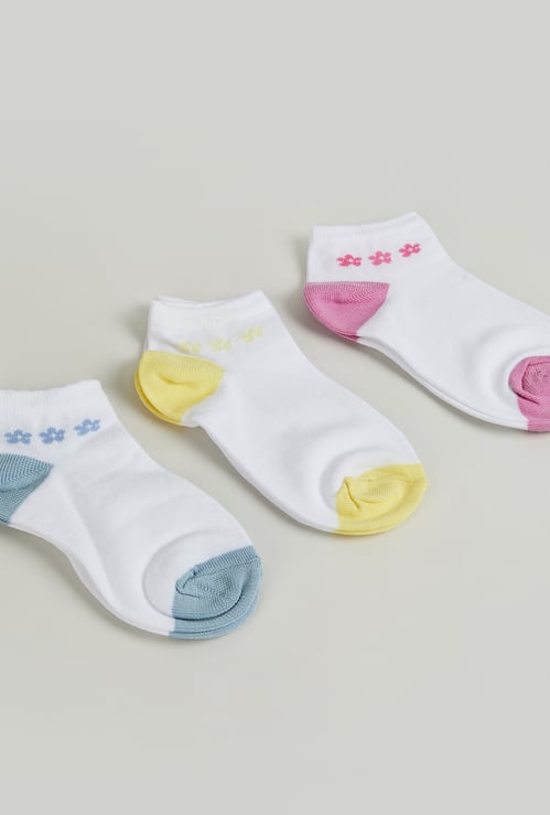 Juniors Assorted Ankle Length Socks - Pack of 3