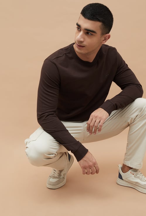 FAME FOREVER Solid Sweatshirt