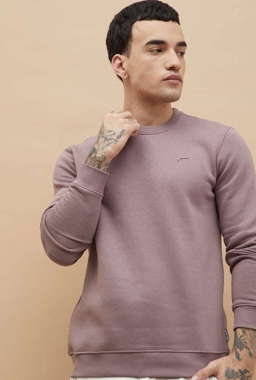 FAME FOREVER Solid Sweatshirt