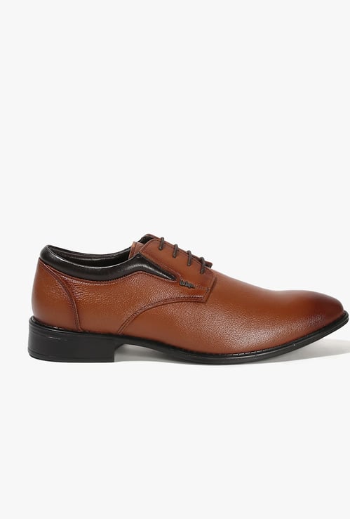 LEE COOPER Leather Derby Shoes