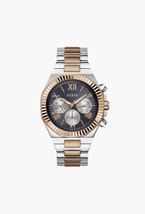 GUESS Multifunction Recycled Steel Strap Watch - GW0703G4