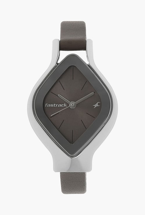 FASTRACK Analog Leather Strap Watch - NS6109SL02