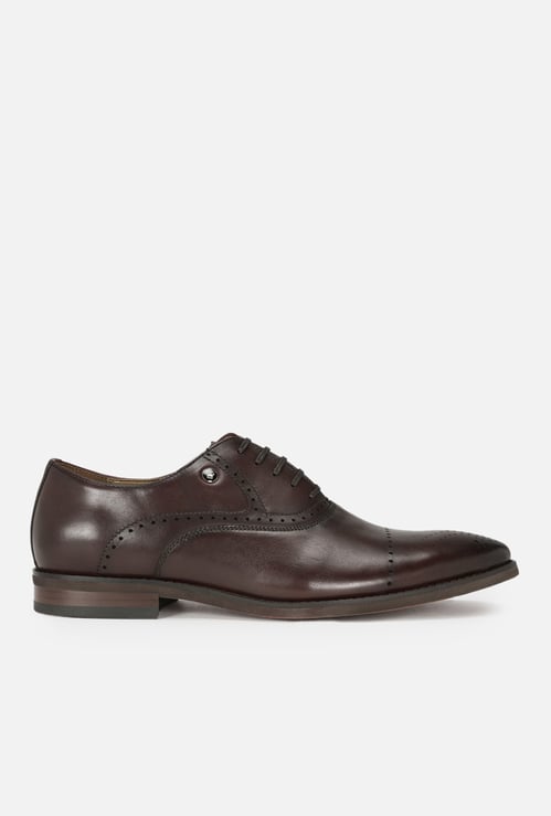 LOUIS PHILIPPE Solid Lace-Ups Shoes