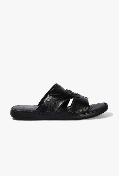 LEE COOPER Cut-Out Leather Sandals