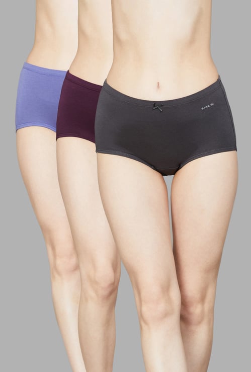 AMANTE Assorted Hipster Panties - Pack 3