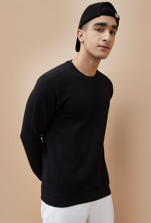 FAME FOREVER ACTIVE Textured Sweatshirt