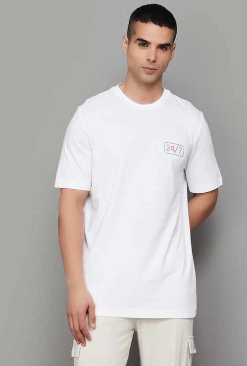 ADIDAS Back Print Sports T-shirt