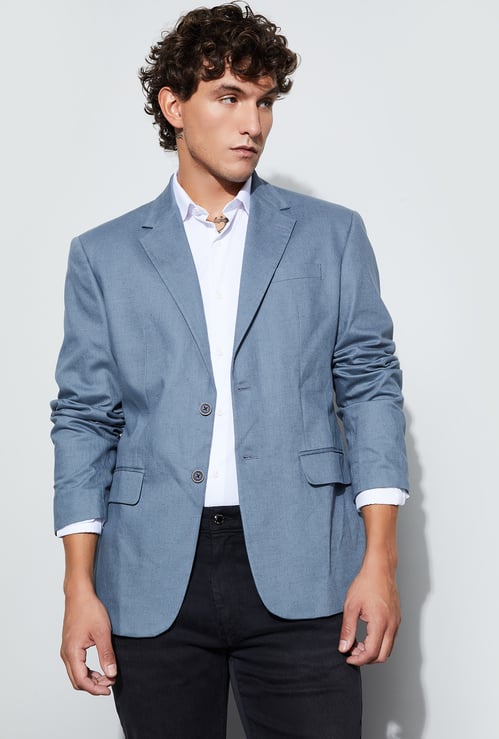 CODE Solid Tailored Fit Blazer