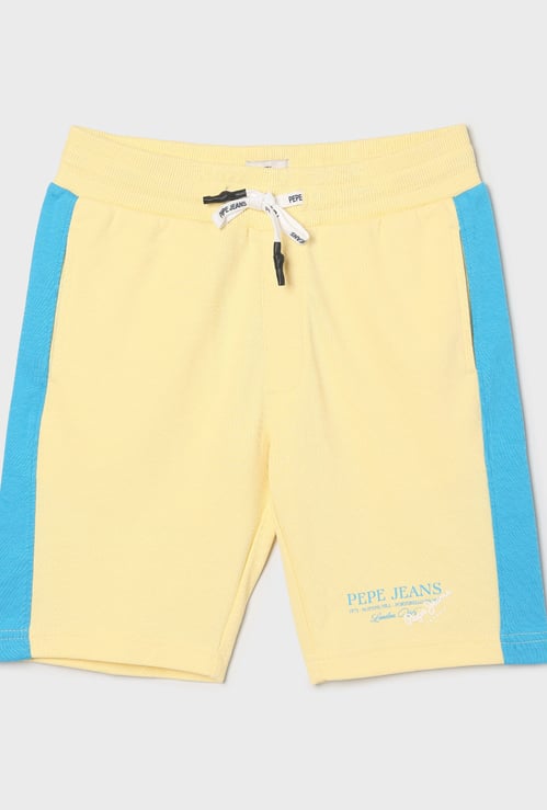 PEPE JEANS Boys Contrast Panel Shorts