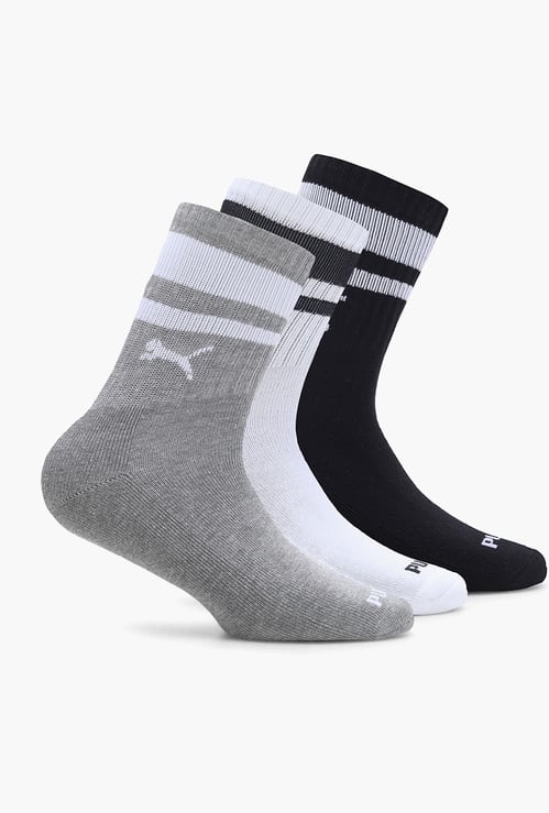 PUMA Heritage Striped Crew Length Socks - Pack of 3