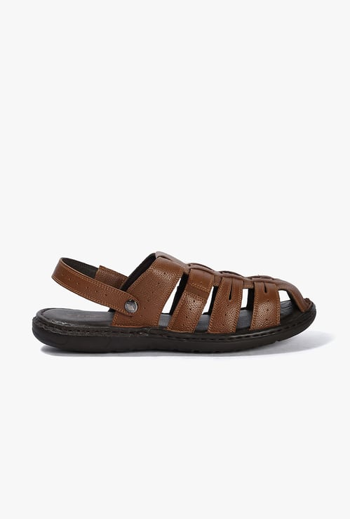 LEE COOPER Leather Fisherman Sandals