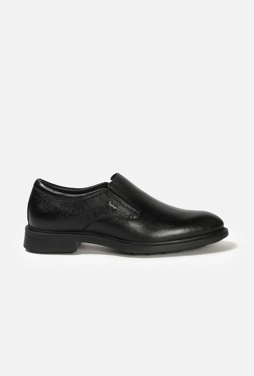 LEE COOPER Textured Leather Slip-On Formal Shoes