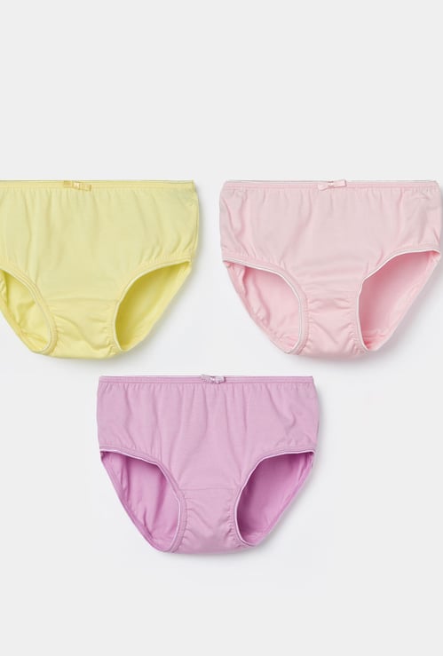 FAME FOREVER Girls Assorted Panties - Pack of 3