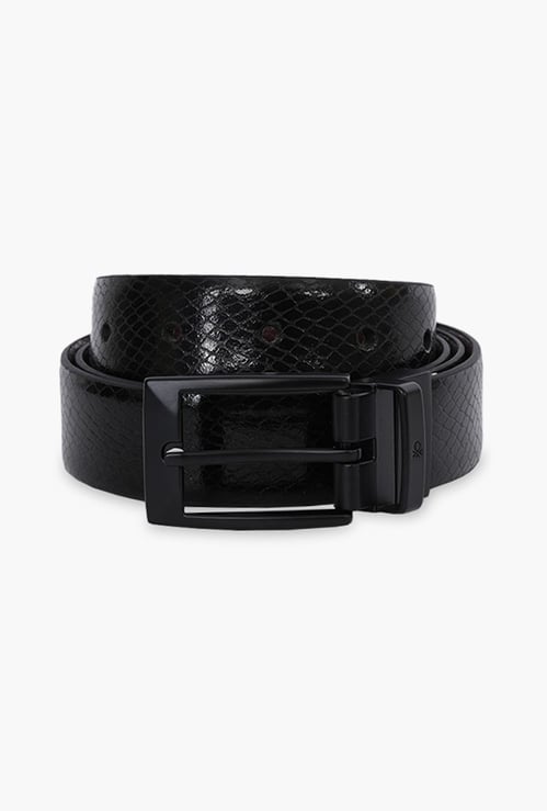 UNITED COLORS OF BENETTON Textured Reversible Belt