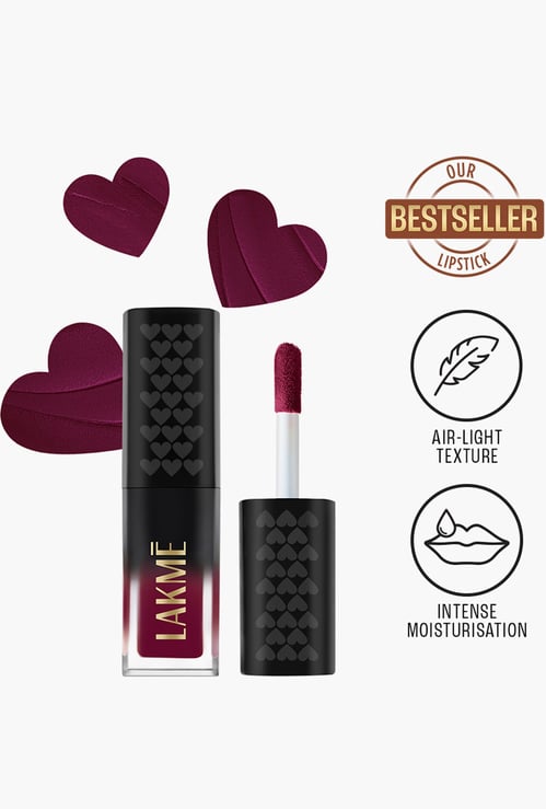 LAKME Xtraordin-airy Mini Lip Mousse - Dark Cherry - 1.8g