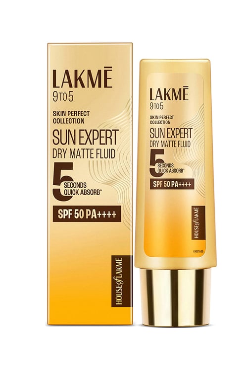 LAKME Sun Expert Dry Matte Fluid SPF 50++++ Sunscreen - 50ml