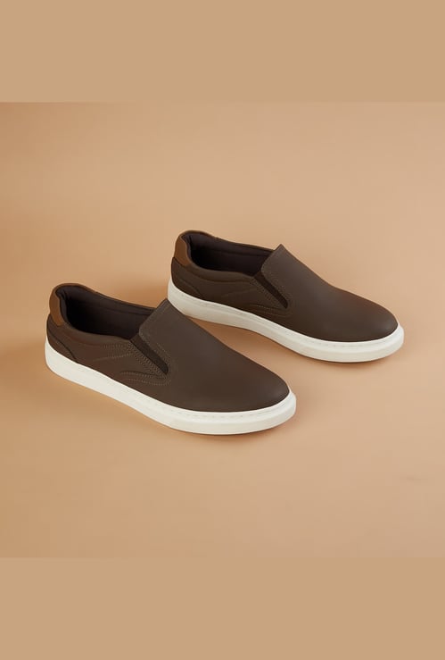 FORCA Panelled Slip-On Shoes