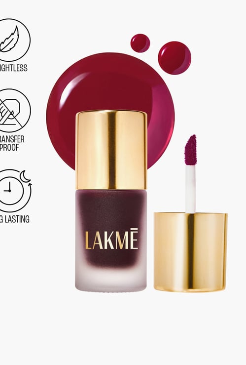 LAKME 9to5 Double Duty Lip & Cheek Water Stain - Ruby Glow - 9ml