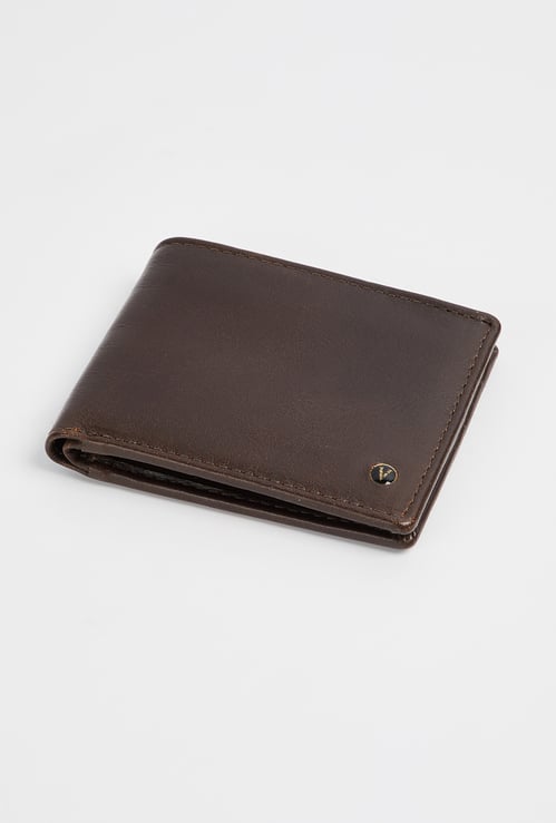 VAN HEUSEN Textured Leather Bi-Fold Wallet