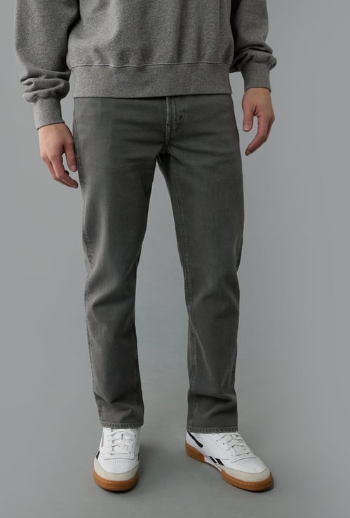 AMERICAN EAGLE Colour Wash EasyFlex + Slim Straight Jeans