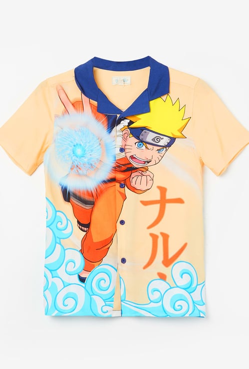 KIDSVILLE Boys Naruto Print Shirt