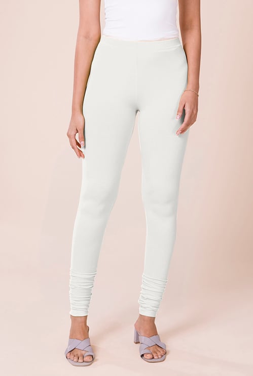 GO COLORS Solid Leggings