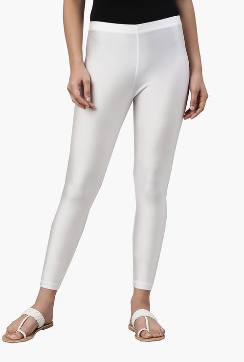 GO COLORS Solid Leggings