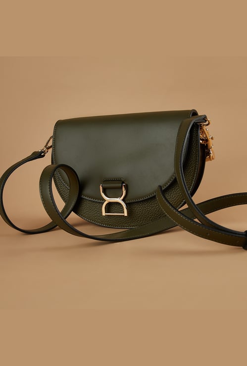 CODE Solid Half Moon Handheld Bag