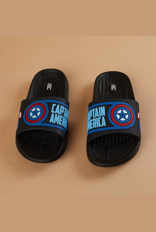 FAME FOREVER Boys Captain America Sliders