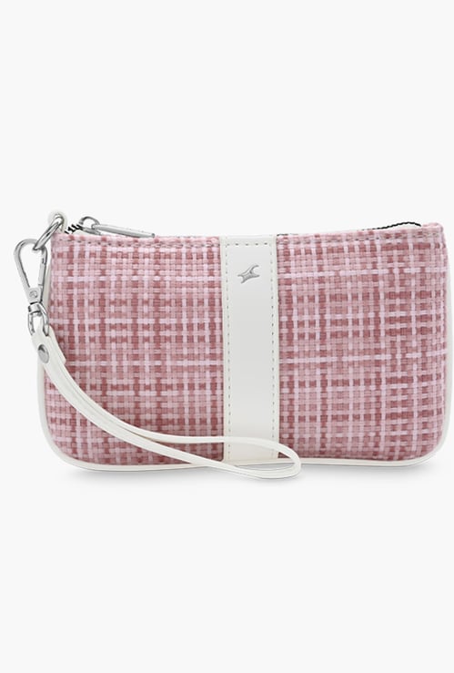 FASTRACK Boucle Tweed Wristlet Wallet