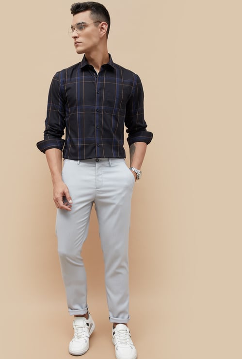 CODE Checked Regular Fit Shirt