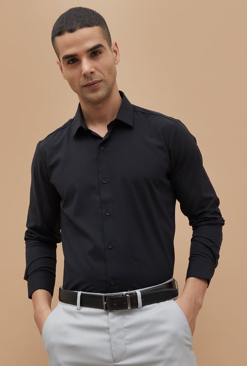 CODE Solid Slim Fit Formal Shirt