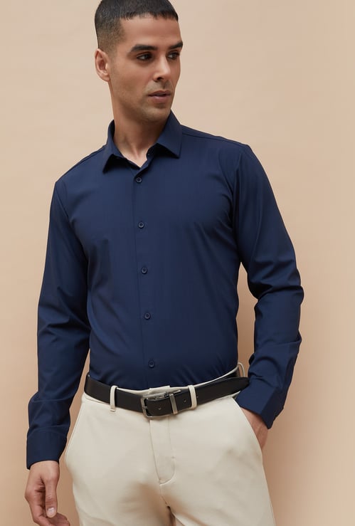 CODE Solid Slim Fit Formal Shirt