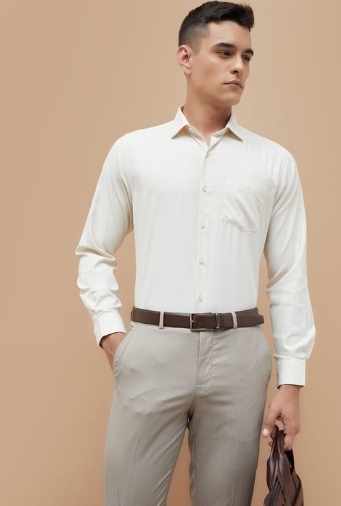 CODE Patterned Slim Fit Formal Shirt