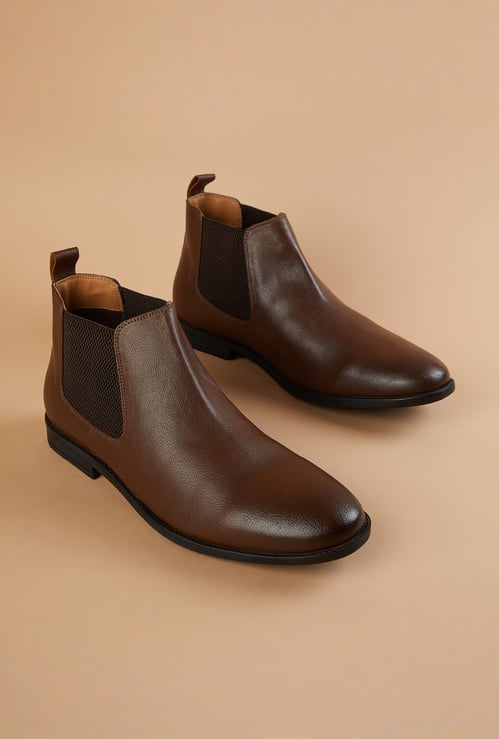 CODE Textured Chelsea Boots