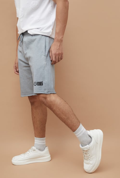 SmileyWorld Brand Print Shorts