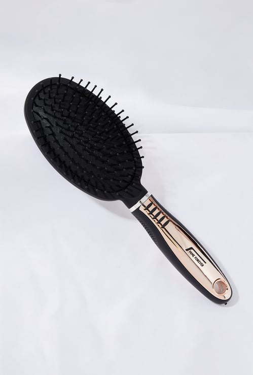FAME FOREVER Oval Hairbrush with Metallic Handle