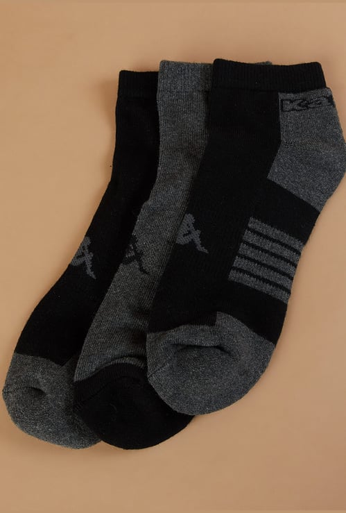 KAPPA Colourblock Ankle Length Socks - Pack of 3