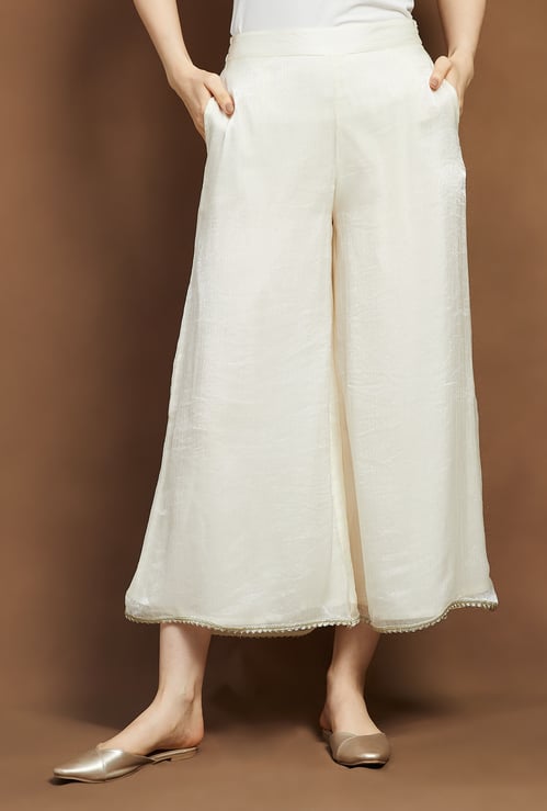 MELANGE Shimmery Palazzos