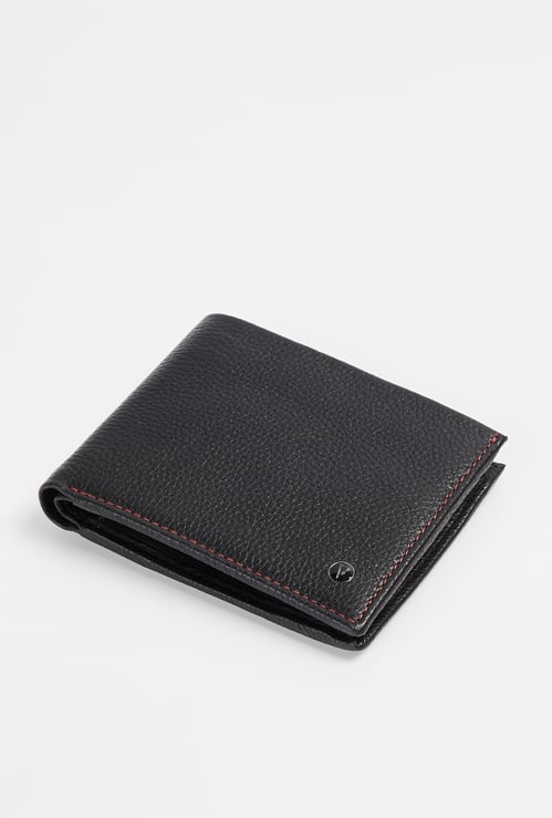 VAN HEUSEN Textured Bi-Fold Wallet