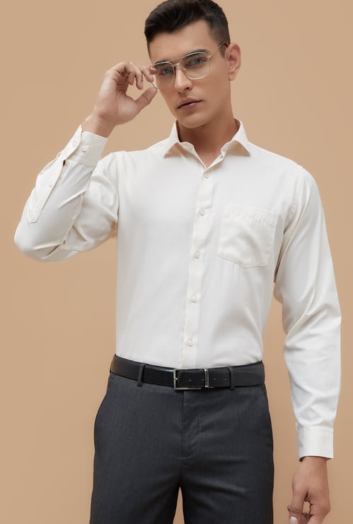 CODE Patterned Slim Fit Formal Shirt
