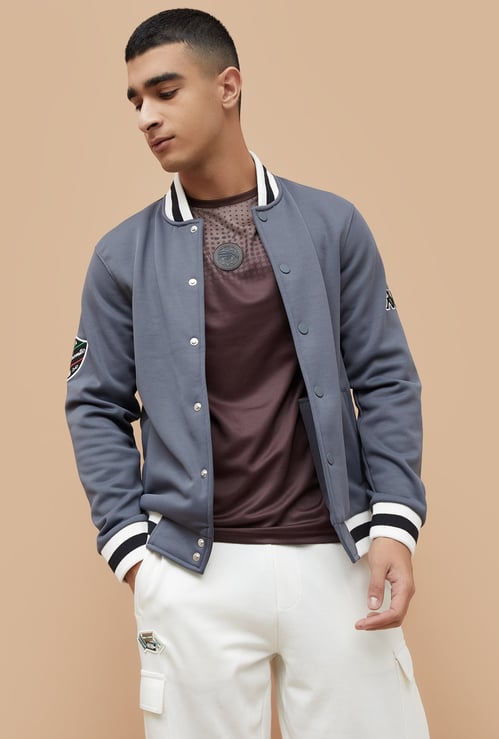 KAPPA Striped Varsity Jacket