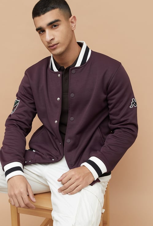 KAPPA Striped Varsity Jacket