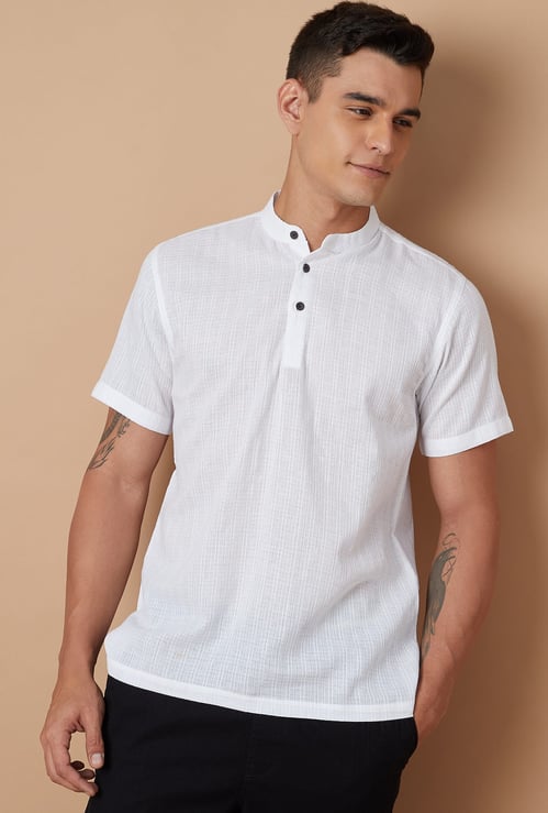 MELANGE Embroidered Short Kurta