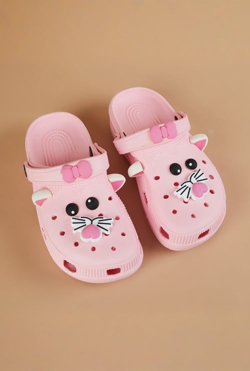 FAME FOREVER Girls Charm-Detailed Clogs